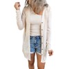JOCAFIYE Women's Cardigan Beach Dress Long Thin Jacket Long Sleeve