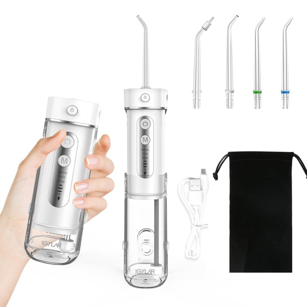 IGYLAR Y826 Cordless Oral Washer, Jet Washer, Rechargeable, Ultra Compact,