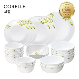 Corel Olive Garden Round 6 Person 20P Home Set / 코렐 올리브가든 원형 6인 20P 홈세트