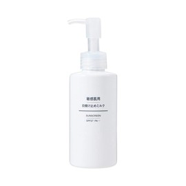 MUJI SPF27 Sunscreen Milk for Sensitive Skin, 5.1 fl oz (150 ml) (x1)