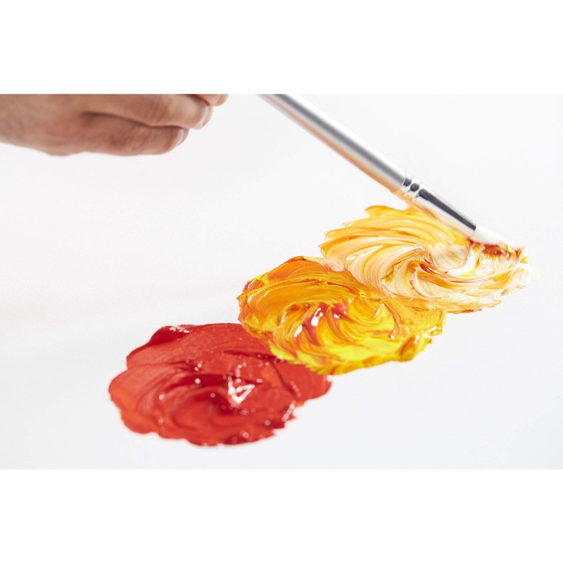 Liquitex Basics - Pennello per pittura, punta piatta, n. 8
