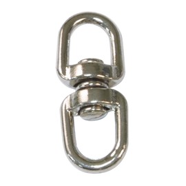 amig 30140 Mod.30140 Swivel Ring, Metallic Silver