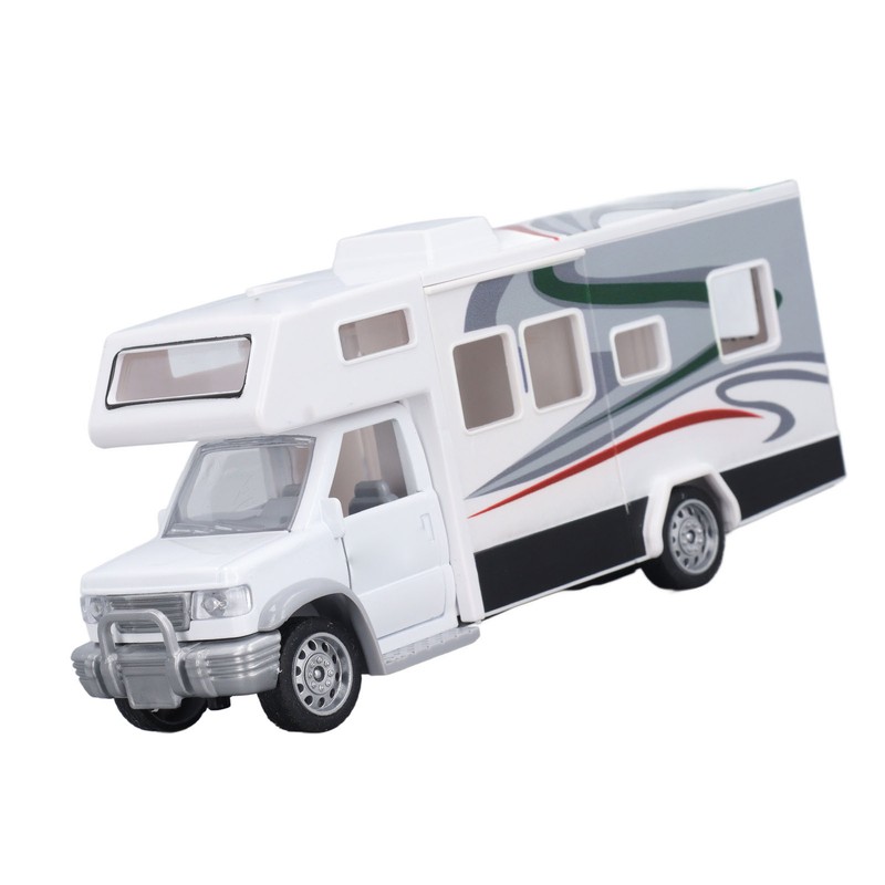 1/32 Kids RV Toy Sound Light Opening Doors Simulation Educational