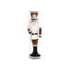 December Diamonds Gingerbread Village 16" Gingerbread Lace Nutcracker - Christmas