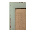 SOFE Linen Bulletin Board 18 X 29 Inches Wood Frame,