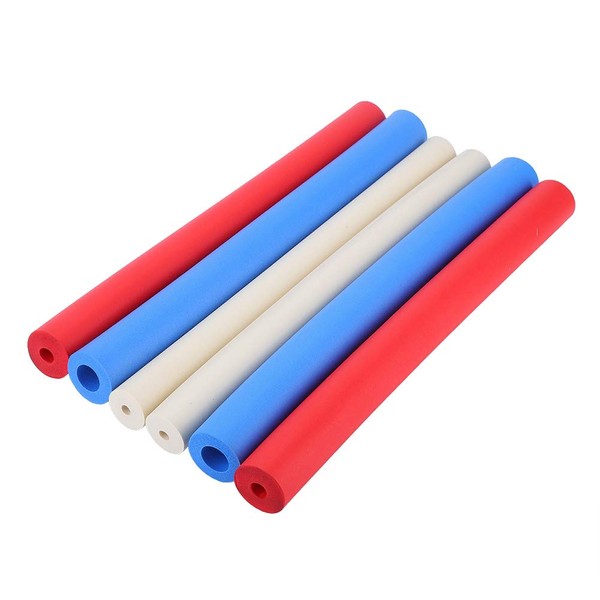 Foam Tubing, Foam Handles Support Utensil Padding Grips Spoon Fork Round Hollow Closed Cell Tube Slip Resistant Gripping Cut Length Provides Wider Larger Grip Pipe Cutlery Tool for Disabled Elderly