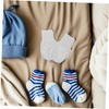 Ipetboom 4 Pairs Mittens Scratch Cotton Gloves for Boys and