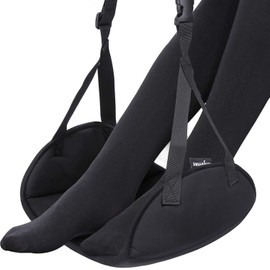 Premium Memory Foam Airplane Foot Rest - Extra Large Travel Hammock