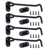 Wexecon 4 Pieces Stainless Barn Door Lock Gate Hardware, 6"