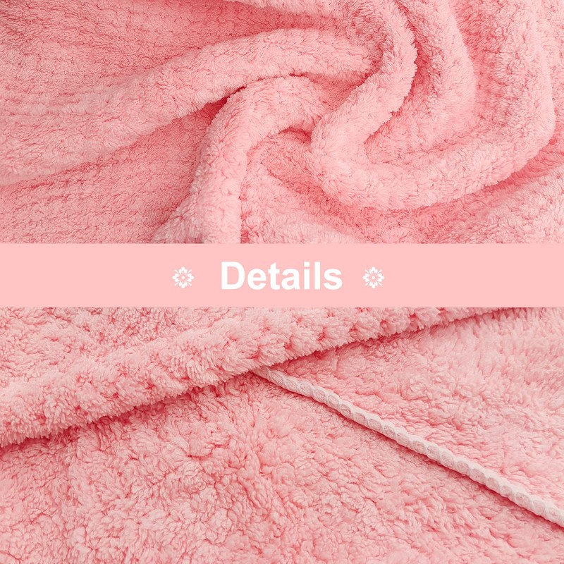 Paquete de 3 toallas de microfibra para el cabello rizado,