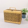 Rattan Tundra Out Pattern Trunk Basket Medium