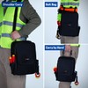 WISEPRO Zippered Electricians Tool Pouch, Waterproof 600D Tool Pouches Organization