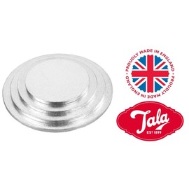 Tala Round Cake Drum, Silver