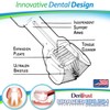DenTrust 4PK | Braces Brush 3-Sided Toothbrush | Cleans Better