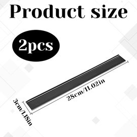 4pcs Replacement Rubber Lips for Karcher Window Vac 280MM Replacement Rubber Blades for karcher Window vac Accessories Compatible with WV2 WV5 WV50 WV55 WV60 WV75