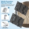 Ranbo 3 Inch Heavy-Duty 304 Stainless Steel Double Spring Hinge,