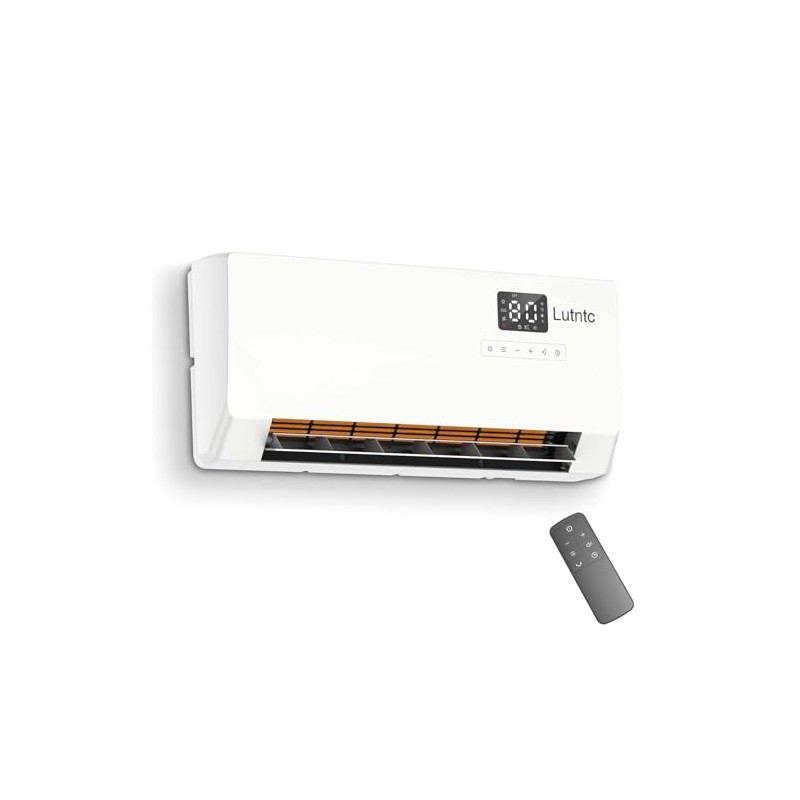 Electric Wall Mounted Heater with Remote Ce, Quick Heating Space