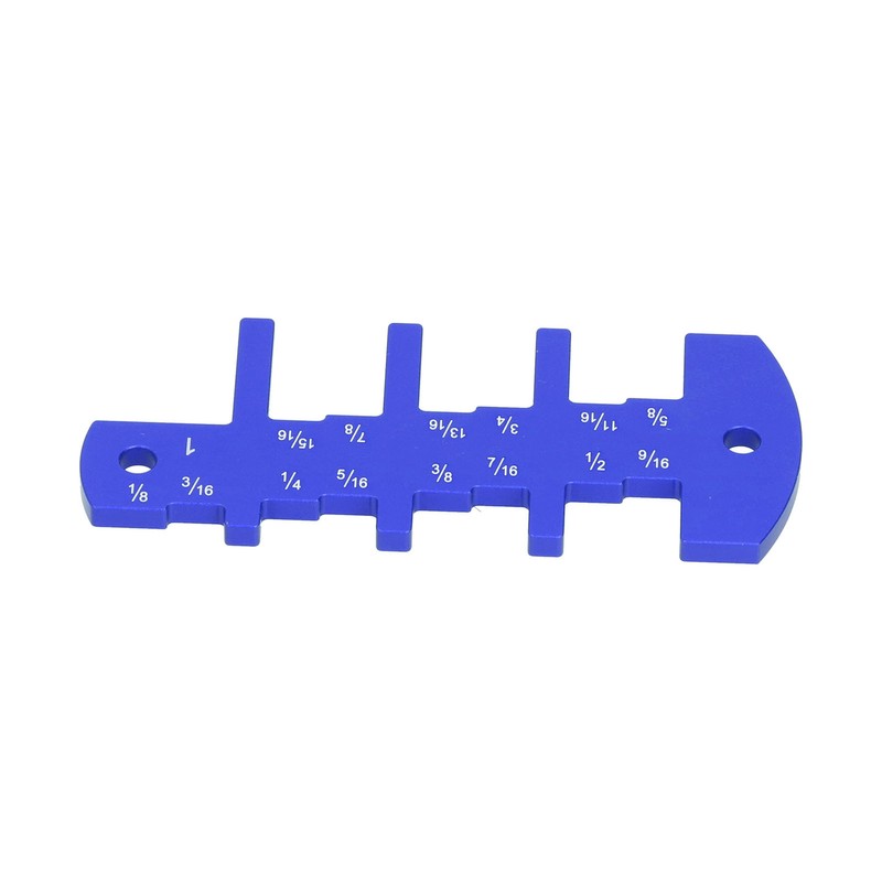 Router Depth Gauge Tool Imperial Height Measurer Template DIY Woodworking