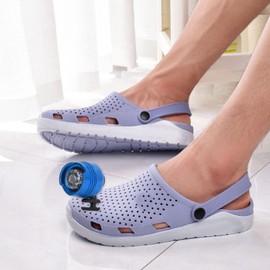 Croc Shoes Headlights, Pack of 2 IPX5 Waterproof Croc Lights for Shoes, Lights 72 Hours, Small Lights for Croc Shoes, Decoration for Dog Walks, Practical (Blue)