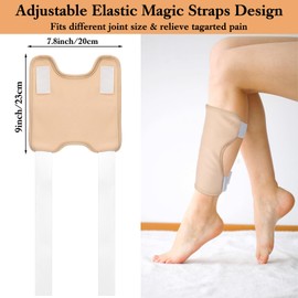 Heclia 2PCS Castor Oil Pack Wrap for Knee Reusable Castor Oil Organic Pack Upgraded Larger Knee Size Soft Cotton Castors Oils Compress Pad for Elbow Arm Thigh Adjustable Elastic Strap Waterproof