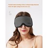 AsgenoX Sleep Mask Blackout, Breathable Memory Foam Zero Pressure Sleeping