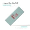 RED Dual-Sided Nail Buffer Block - 2-in-1 Grit Shine Files