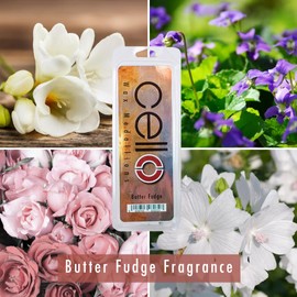 Cello Wax Melts - Butter Fudge Scent - 3 Pack - Electric Melt Burner Compatible