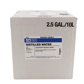 RPI W20525-10000.0 Distilled Water, 10L