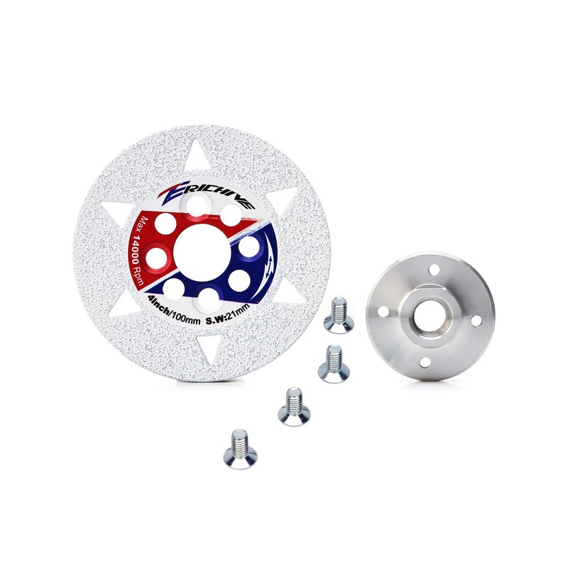 ZERICHIVE 4" Grinding Tile Blade Diamond Granite Cutting Blade for