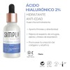 Simply Solution Ácido Hialurónico 2% Suero Facial Momento De Aplicación