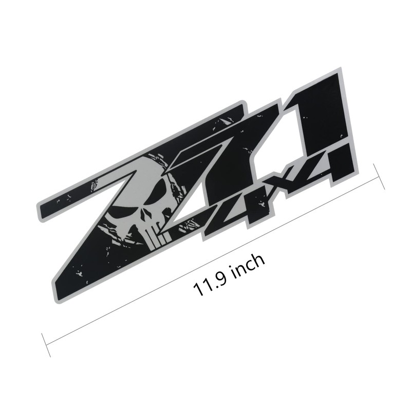 2Pc Z71 4x4 Decals Stickers Bed Side Replacement for 2007-2013