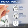 Pilarmuture Portable Precise Thread Size Checker Keychain,Precise Bolt Size Finder