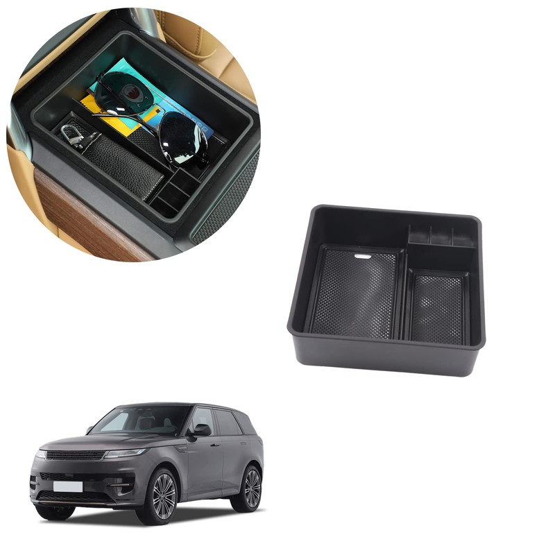 HAPPYHORSE Car armrest Organizer Storage Box Compatible with Land Rover