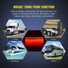 Nilight 2PCS 16Inch 11 LED Red Trailer Light Bar for