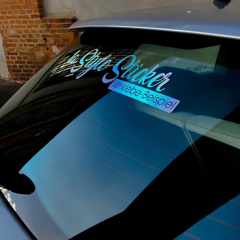 Car Sticker Oilslick Hologram Sticker Rainbow Colours Tuning Sticker Slickoil