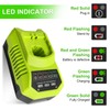 TENMOER 2 Pack 18V 3.0AH Battery Compatible with Ryobi 18V