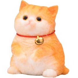Mwmoeen Large Squishy Cat, Handmade Cat Taba Squishy for Stress Relief, Cute Soft Cat Fidget Toy for Adults