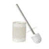 Motifeur Bathroom Accessories Ceramic Toilet Brush Set - Toilet Bowl