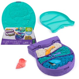 Kinetic Sand, Project Planet Deep Sea with 24oz Play Sand & Sea Creature Tools, Sustainably Minded Eco Friendly Materials, Sensory Toys for Kids