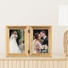 Lawrence Frames 4x6 Hinged Double Sutter Burnished Gold Picture Frame