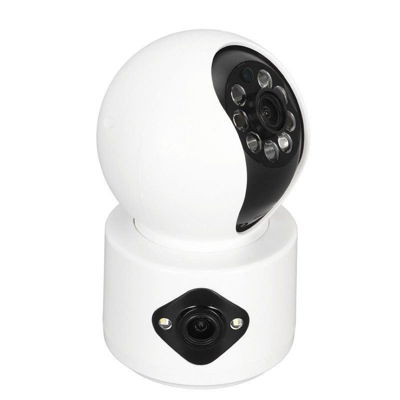 Dual Lens Security Camera 4MP HD WiFi AP Hotspot Surveillance