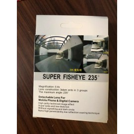 Stellar Labs Universal Clip-On 235 Degree Super Fish Eye Camera Lens for smart phones fisheye