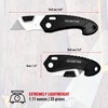 EDCSMYTHS Folding Pocket Utility Knife, Weather & Rust Resistant ABS