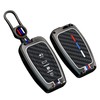 SANRILY Carbon Fiber Pattern 4 Button Smart Key Fob Cover
