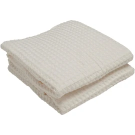 MUJI 83921545 Waffle Large Bath Towel, Set of 2, 27.6 x 55.1 inches (70 x 140 cm), Off White/Smooth Texture