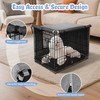 Akinerri Dog Crate Cover with Mesh Window, Double Door Waterproof