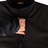 RYNO GEAR WINDPROOF/WATER-RESISTANT SOFT SHELL JACKET (BLACK) 1XL