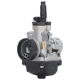 Akozon 21 mm Carburettor, Motorcycle Carburetor, Scooter Carburettor, Motorcycle Carb Choke Cable, Intake Manifold Carburetor for 2-Stroke Scooter 50-110 cc Motorcycle