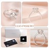 Elio Passero 2CT Moissanite Engagement Rings for Women,Women's Solitaire Engagement