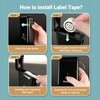 ORGBRO X1 Label Maker Tape, Genuine Thermal Label Print Paper